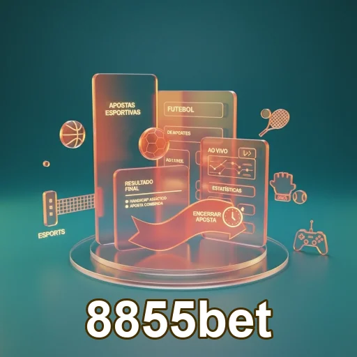 Ilustração de Acesse o melhor do aplicativo cassino 8855bet com mobilidade total