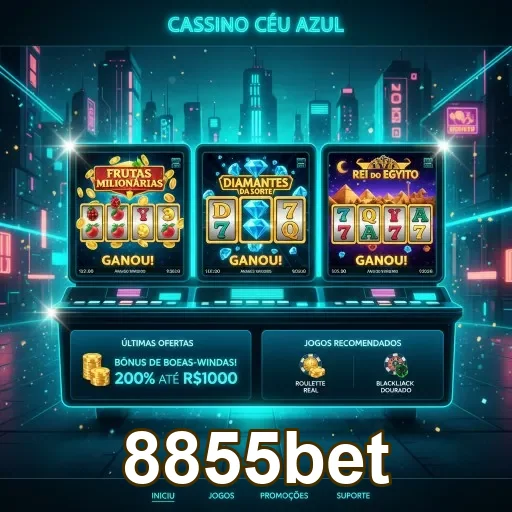 Ilustração de Explore os melhores jogos e recompensas VIP na 8855bet