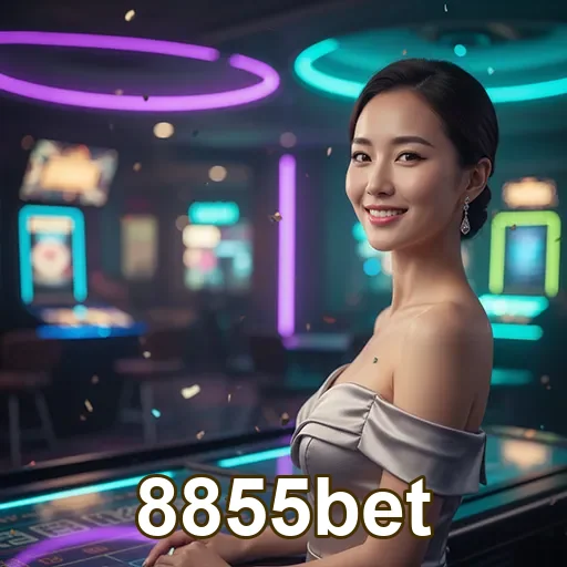 Ilustração de Explore os jogos online do 8855bet com total segurança